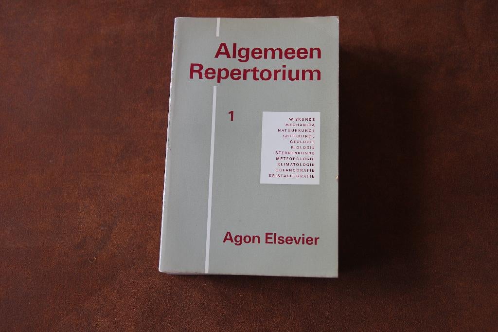 Algemeen repertorium, Ophalen of Verzenden, Gelezen, Natuurwetenschap