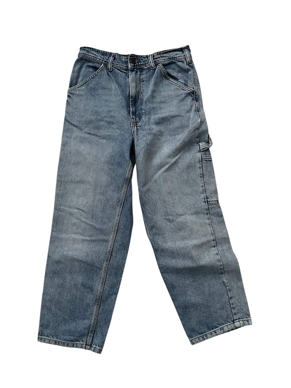 BDG Urban Outfitters ‘loose carpenter’ jeans, W28 L30, Ophalen of Verzenden, Zo goed als nieuw, Blauw, W28 - W29 (confectie 36)