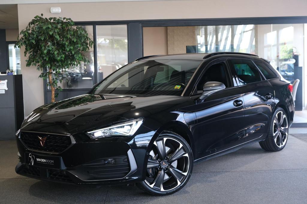 CUPRA Leon Sportstourer 1.4 e-Hybrid VZ 245PK SportStuur Nav, 77 km/l, Zwart, 4 cilinders, Leon