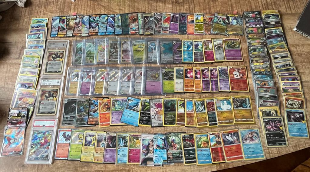 Collectie Pokemonkaarten hits, Ophalen of Verzenden, Zo goed als nieuw, Meerdere kaarten, Foil