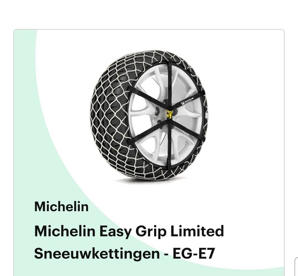 Sneeuwkettingen easy grip Ltd Michelin, Auto diversen, Sneeuwkettingen, Ophalen, Nieuw