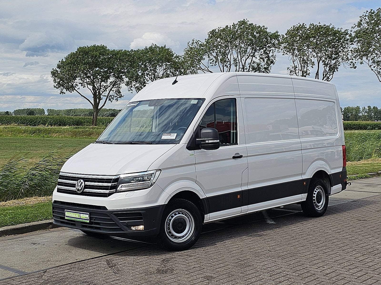 VOLKSWAGEN CRAFTER 2.0 l3h3 led automaat ac, Auto's, Bestelauto's, Gebruikt, Euro 6, Volkswagen, Wit