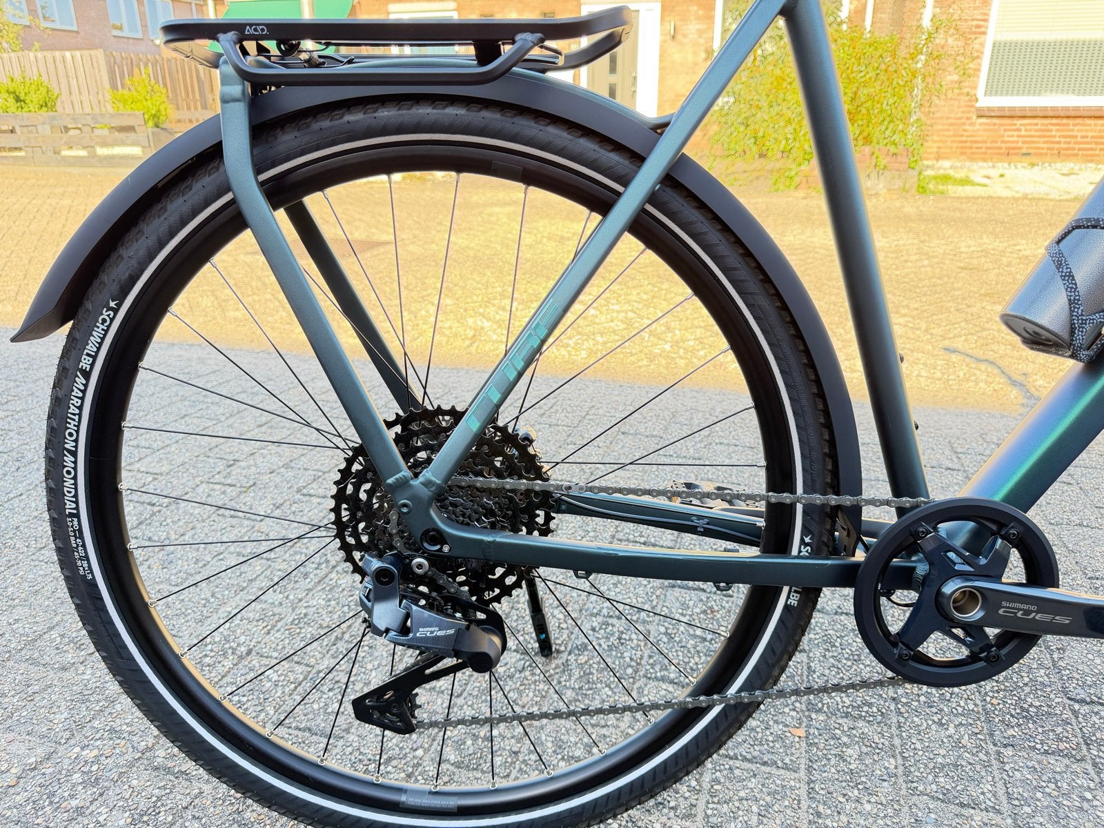 CUBE KATHMANDU SLT DUSKWOOD/GOBLIN - Maat 58, 28 inch, Vering, 10 tot 15 versnellingen, Zo goed als nieuw