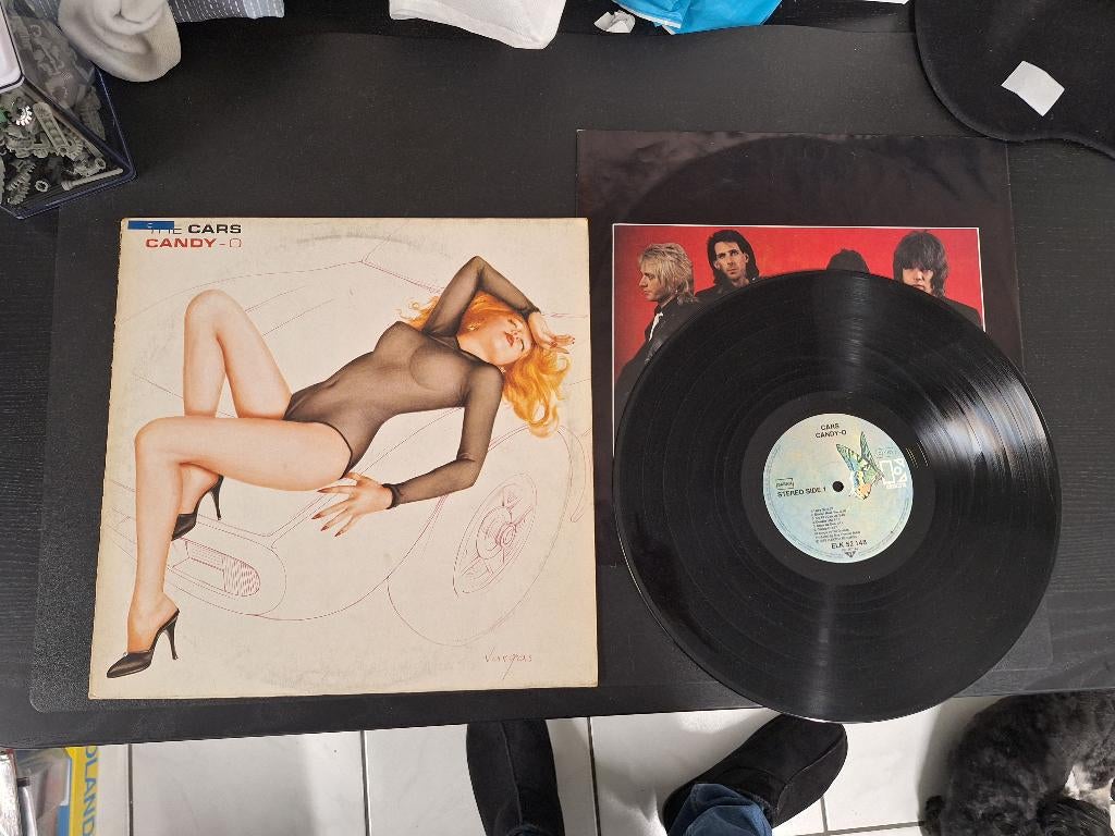 Vintage vinyl lp album The Cars Candy-O pin-Up uit 1979, Cd's en Dvd's, Ophalen of Verzenden, Gebruikt, 12 inch, Poprock