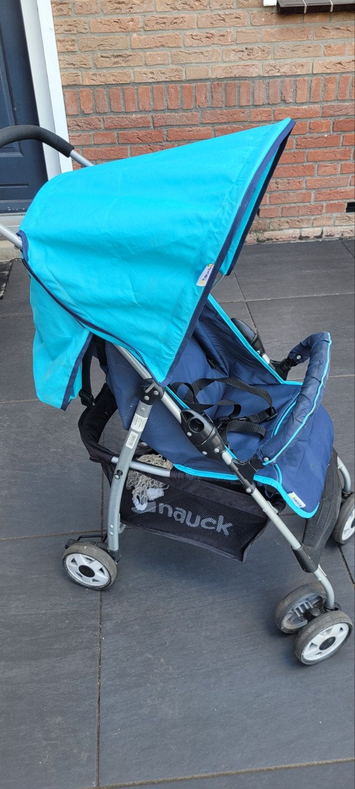 Hauck Buggy/Kinderwagen - Blauw, Ophalen, Gebruikt, Overige merken