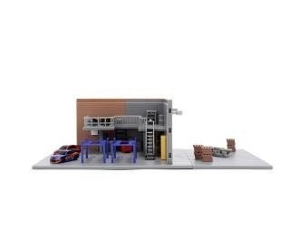 Fast & Furious Nano Han's Garage Diorama set, Auto, Jadatoys, Nieuw, Ophalen of Verzenden