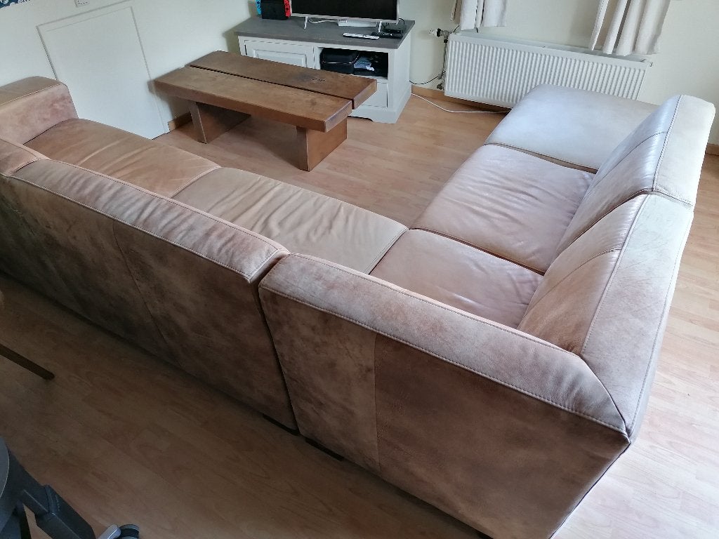 Hoekbank, Ophalen, 250 tot 300 cm, Gebruikt, Minder dan 75 cm