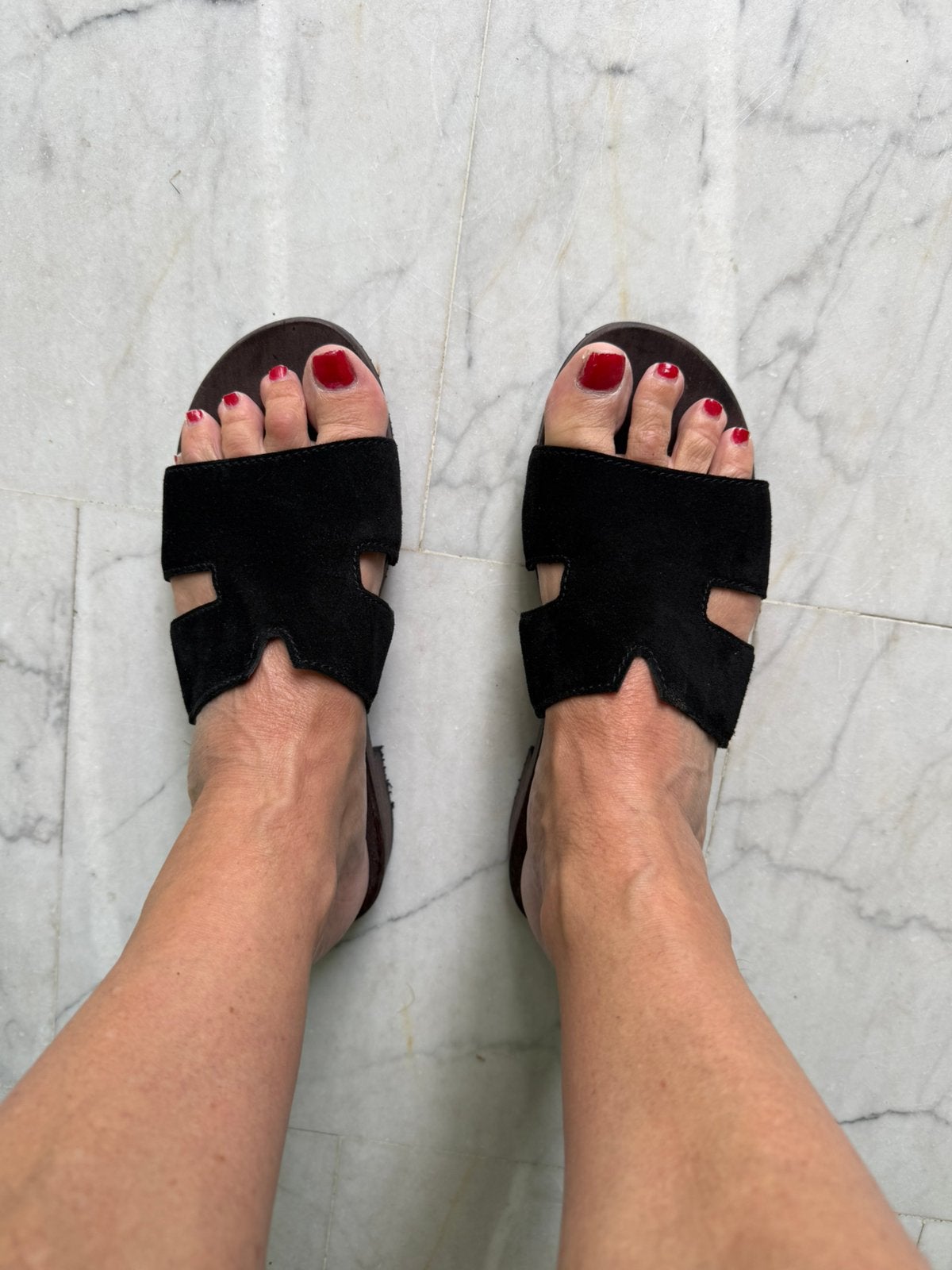 Zwarte suede SoftClox te koop, mt 40, Kleding | Dames, Ophalen, Zo goed als nieuw, Instappers, Zwart