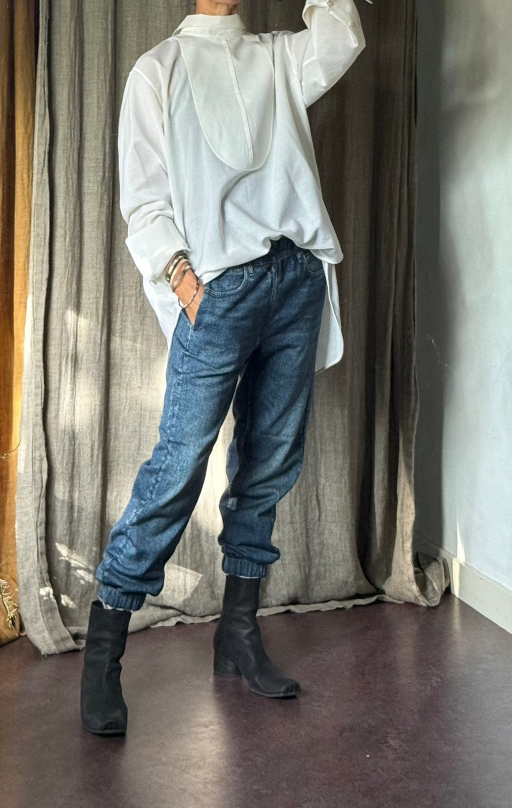 Rag & bone stoere jogger vib  jeans zacht stoer 36/38, Kleding | Dames, Ophalen of Verzenden, Nieuw, Blauw, W28 - W29 (confectie 36)