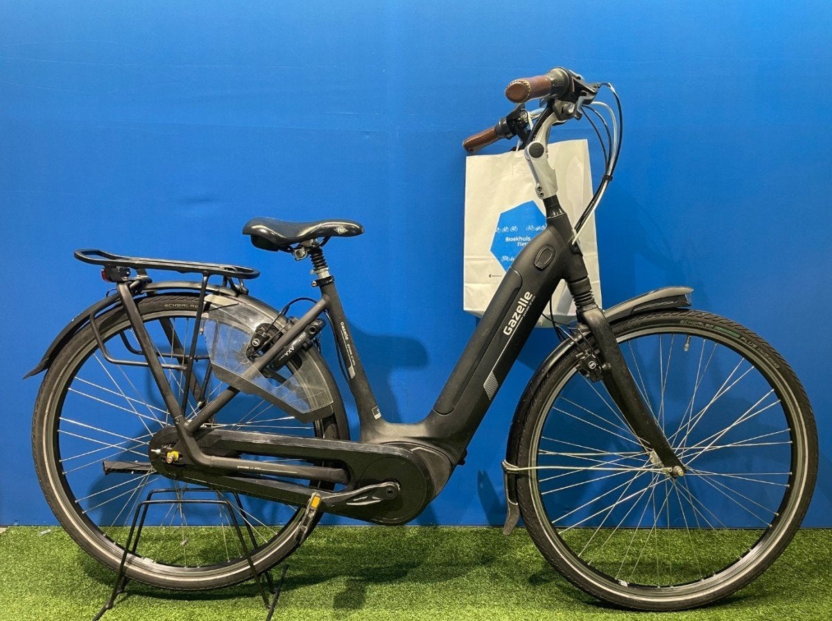 Gazelle Grenoble 500Wh Dames Zwart 50cm, Fietsen en Brommers, Elektrische fietsen, Ophalen, Gebruikt, -, -