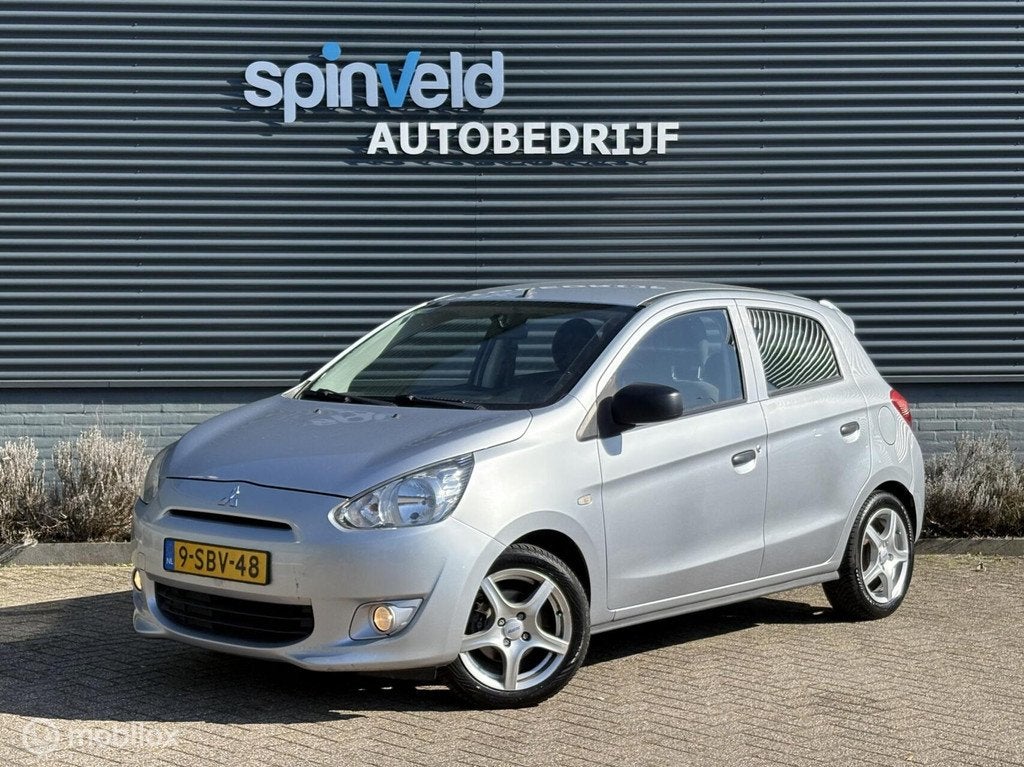 Mitsubishi Space Star 1.0 Inform - Nieuwe koppeling- Airco -, Auto's, Mitsubishi, Voorwielaandrijving, Euro 5, Gebruikt, Origineel Nederlands