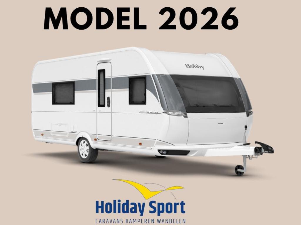Hobby Excellent Edition 540 WLU Modeljaar 2026, Caravans en Kamperen, Caravans, Rondzit, Hobby, Schokbreker, Bedrijf