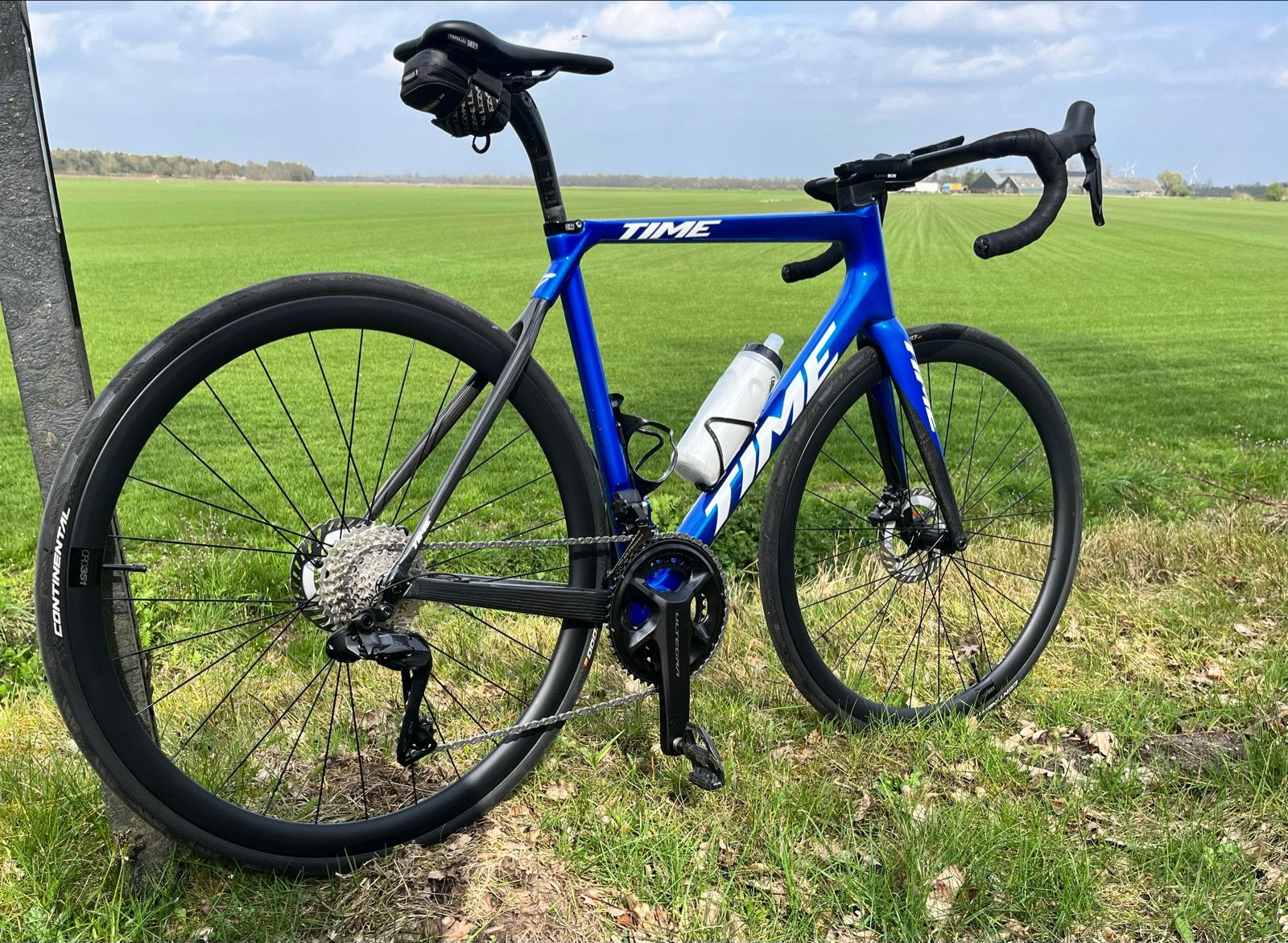 TIME Alpe D’Huez Disc - Brilliant Blue 54”, Overige merken, 28 inch, Carbon, Heren