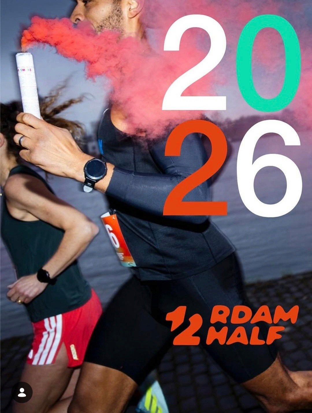 Startnummer Halve Marathon Rotterdam / RDAM HALF 2026, Eén persoon, September
