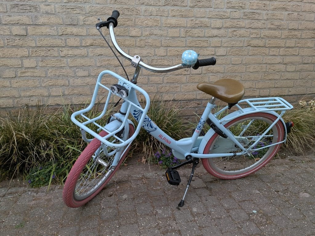 Meisjes fiets Alpina 22 inch, Ophalen, Terugtraprem, 22 inch, Gebruikt