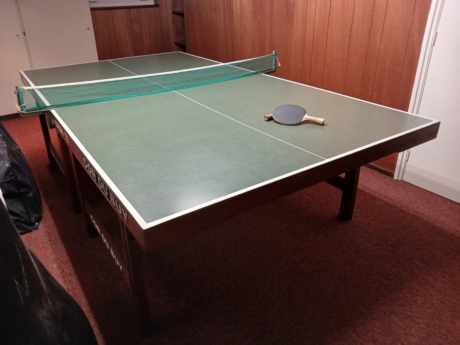 Tafeltennis tafel, Cor du Buy., Sport en Fitness, Tafeltennis, Ophalen, Tafel Indoor, Inklapbaar
