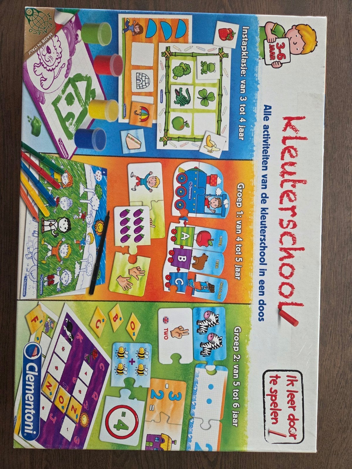 Clementoni Kleuterschool: Leren door Spelen (3-6 jaar), Ophalen of Verzenden, Gebruikt, Knutselen