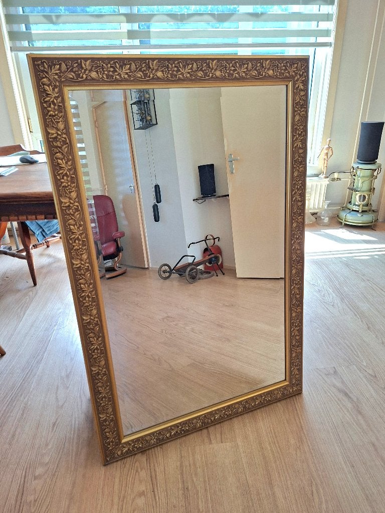 Spiegel, Ophalen, 100 tot 150 cm, Zo goed als nieuw, 75 tot 100 cm