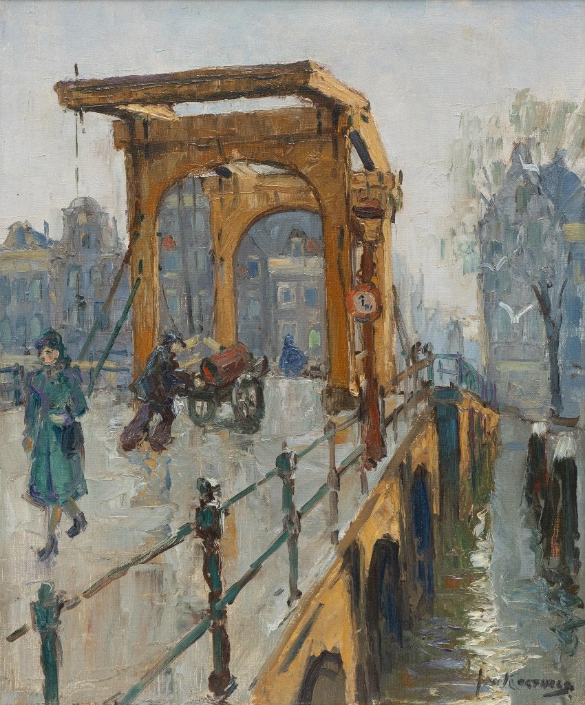 Jan Korthals, Magere brug Amsterdam, Ophalen of Verzenden