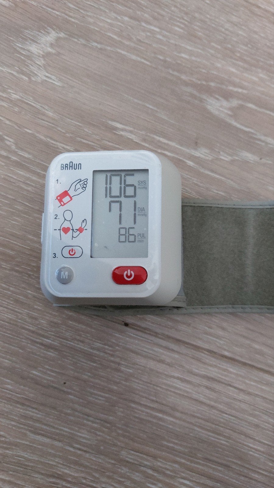 bloeddrukmeter, Ophalen, Nieuw