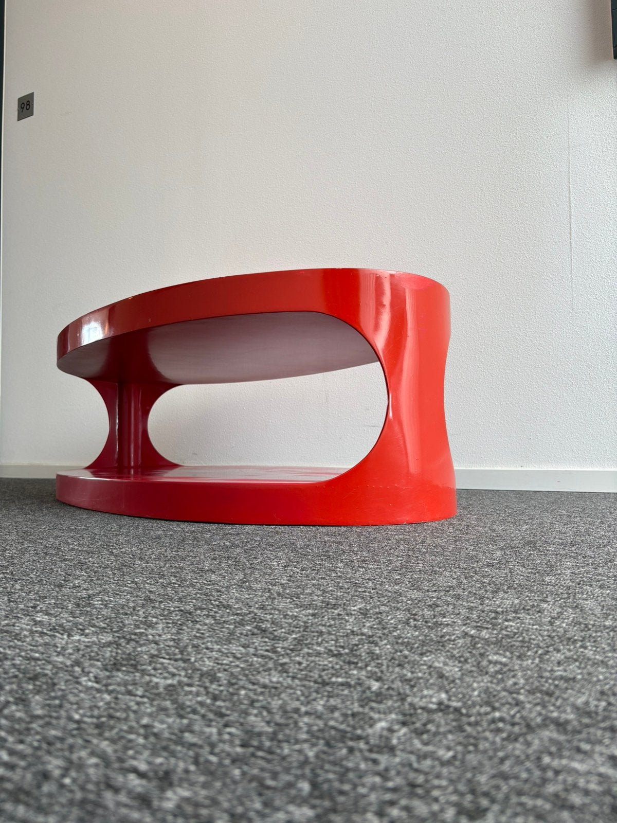 vintage Space Age retro salontafel Nebu, Huis en Inrichting, Ophalen, Gebruikt, 100 tot 150 cm, 50 tot 100 cm