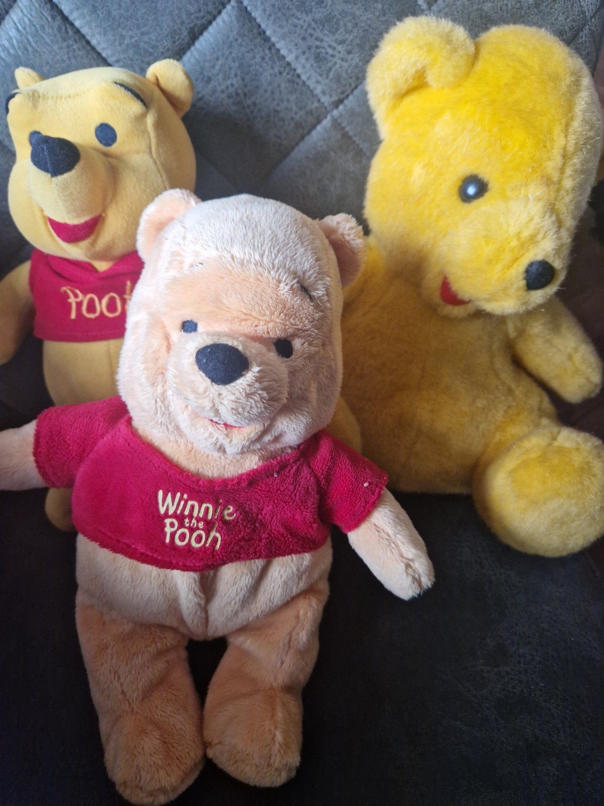 Winnie de Poeh Knuffels - Set van 3 vintage, Disney, Beer, Ophalen of Verzenden, Middelgroot (20 tot 80 cm)