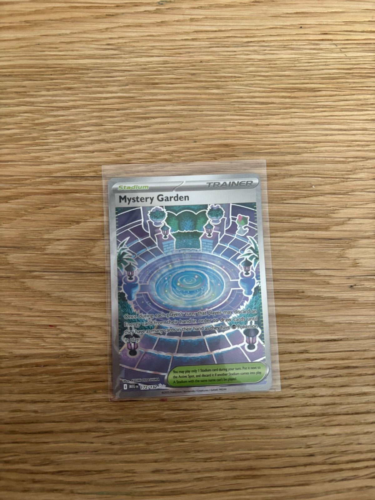 Pokemon tcg mega evolutions meg 172 mystery Garden, Ophalen of Verzenden, Losse kaart