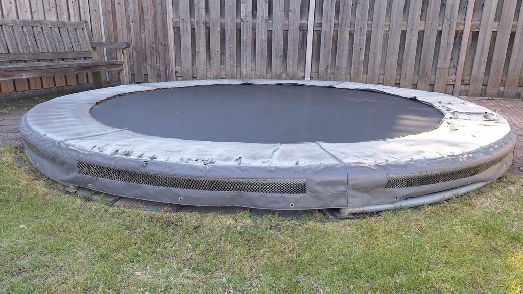 Avyna trampoline 360cm, Ophalen, Gebruikt