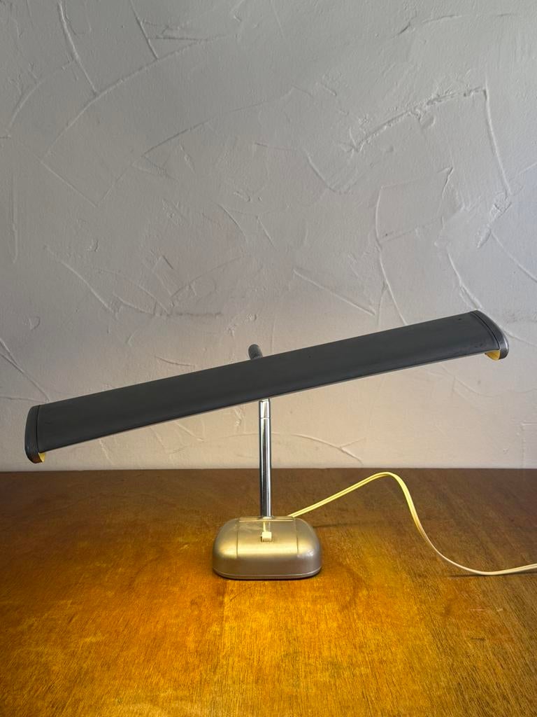 70s bureau lamp, Ophalen of Verzenden, Zo goed als nieuw, Metaal, Minder dan 50 cm