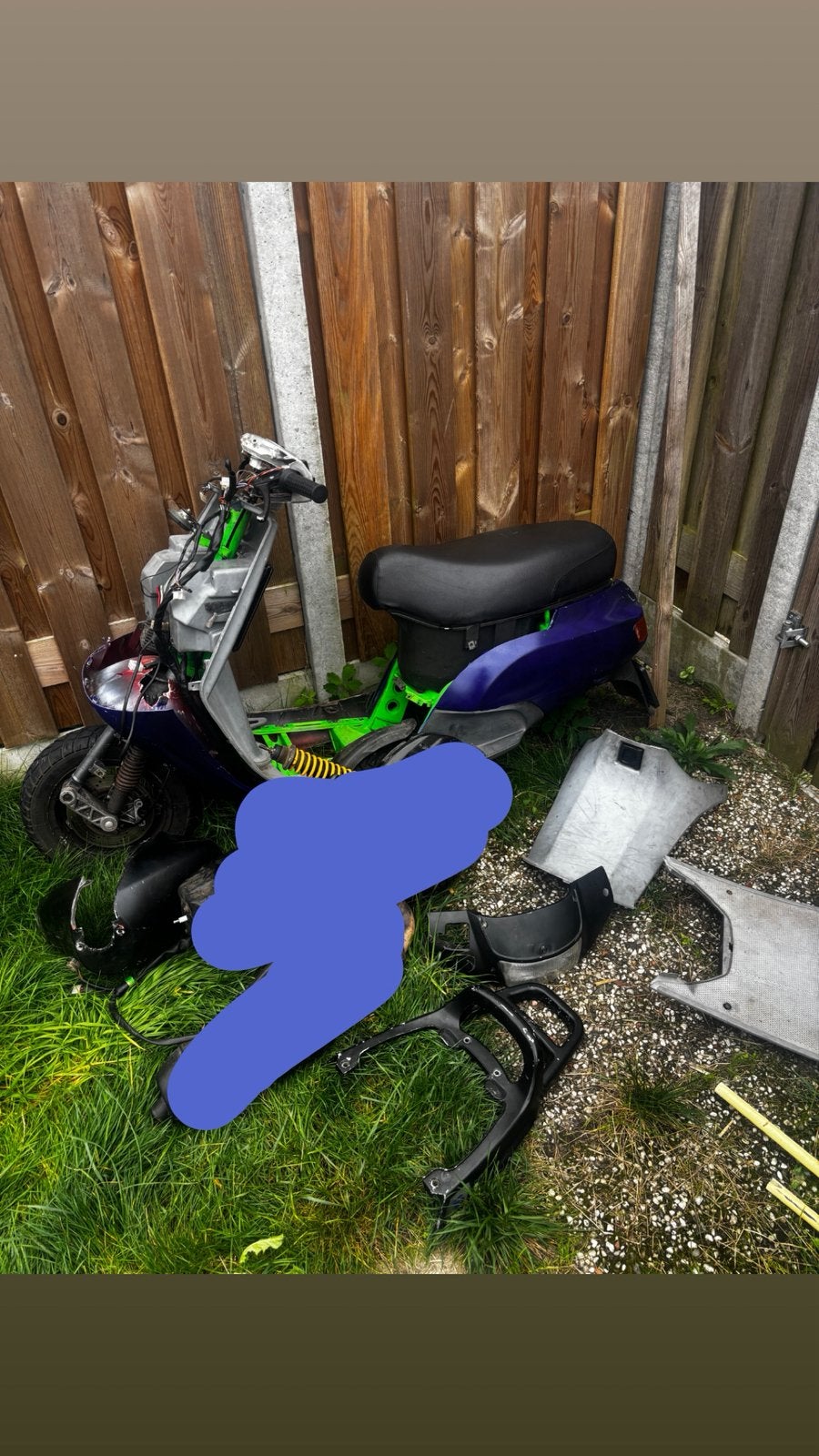 Piaggio skr a1 frame, Ophalen of Verzenden