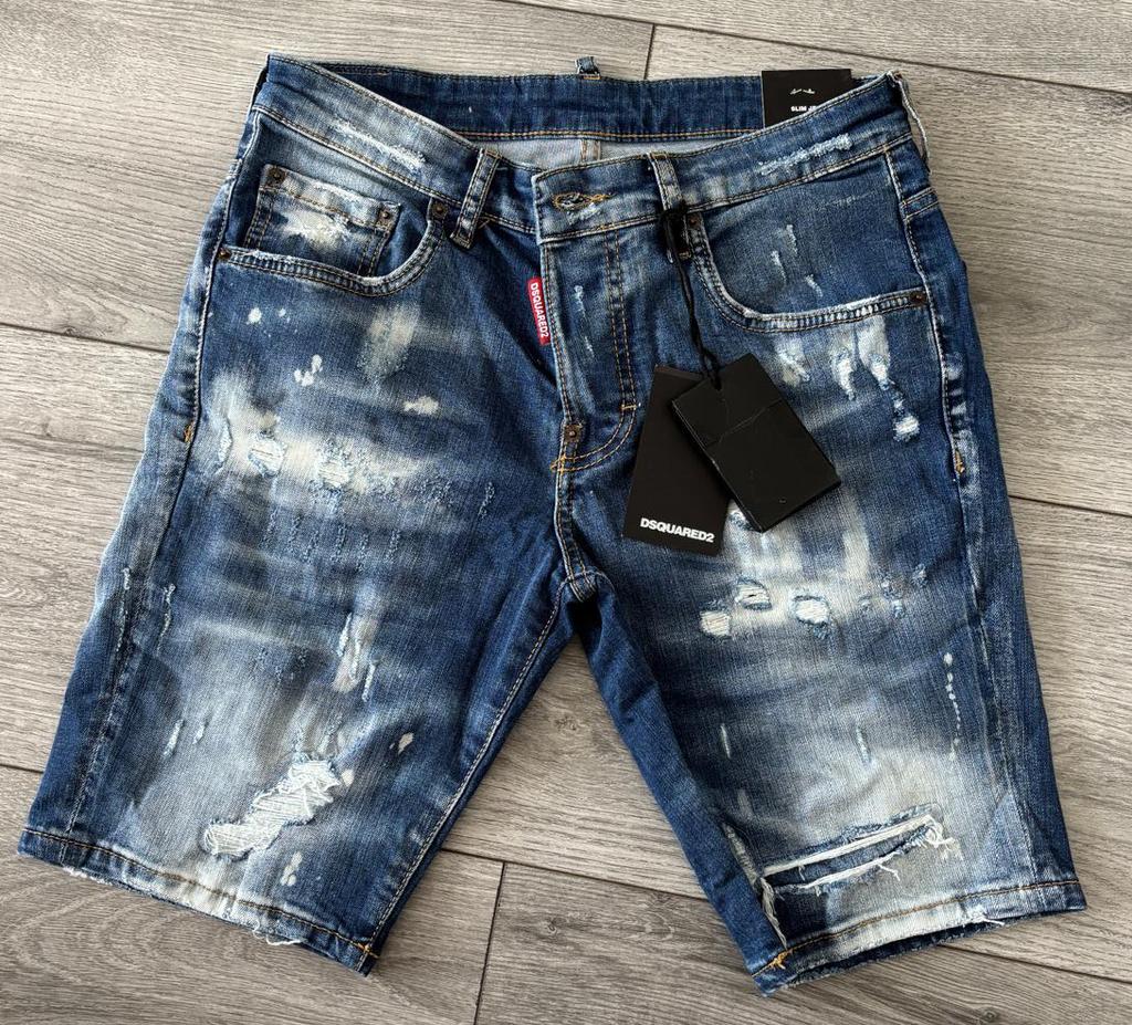Dsquared2 korte broek maat 42 Nieuw, Ophalen of Verzenden, Nieuw, Blauw, W32 (confectie 46) of kleiner
