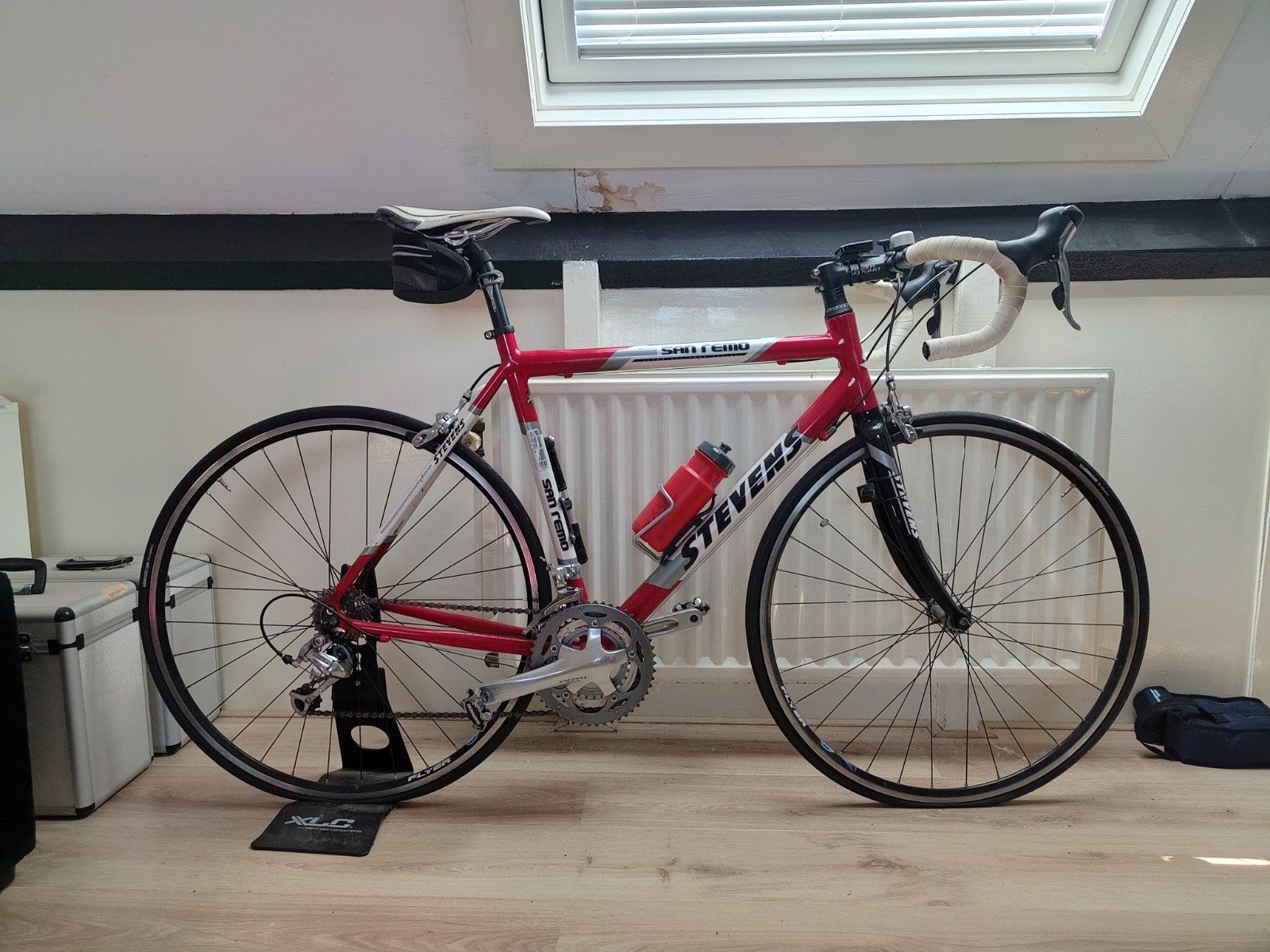 Stevens San Remo Racefiets - 55 cm - Zo goed als nieuw, Aluminium, Zo goed als nieuw, Meer dan 20 versnellingen, 53 tot 57 cm