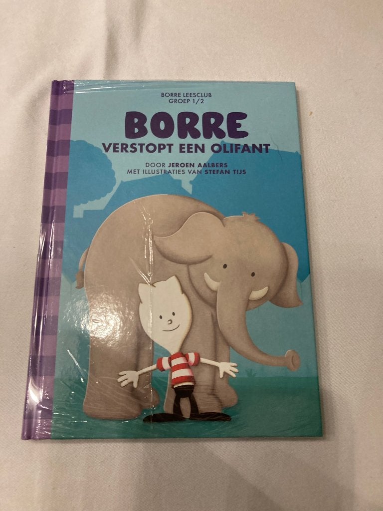 Borre verstopt een olifant gestreepte boekjes nieuw in folie, Boeken, Fictie algemeen, Jongen of Meisje, Nieuw, Ophalen of Verzenden