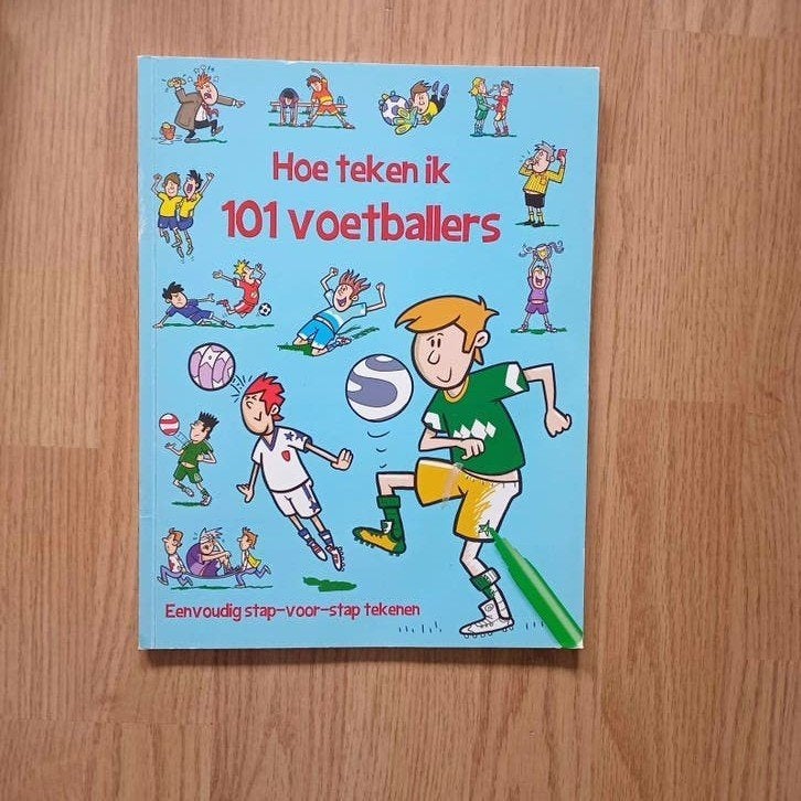 Leer tekenen: Hoe teken ik 101 voetballers & Ik kan tekenen, Ophalen of Verzenden