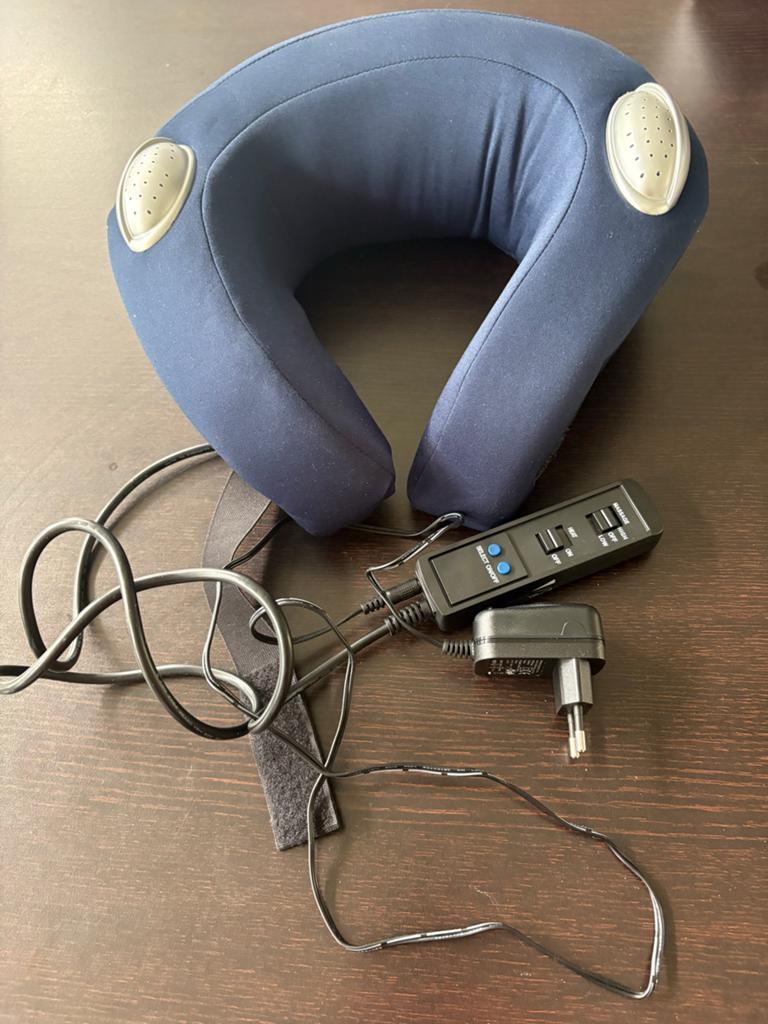 Quigg Nekmassagekussen met warmtefunctie, Ophalen of Verzenden, Zo goed als nieuw, Massagestoel of Kussen
