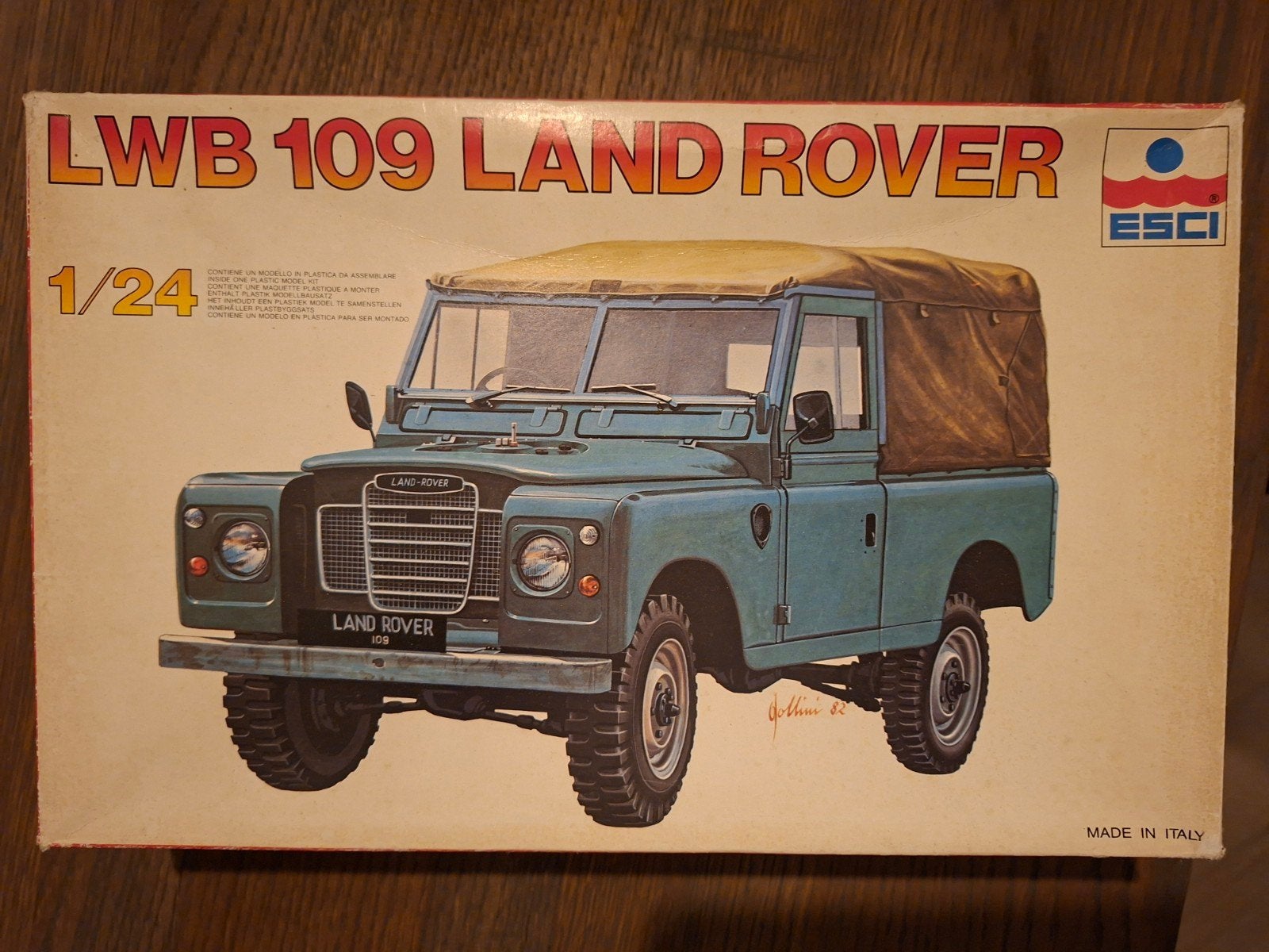 esci bouwdoos 1/24 Land Rover LWB 109, Ophalen of Verzenden, Groter dan 1:32, Auto, Overige merken