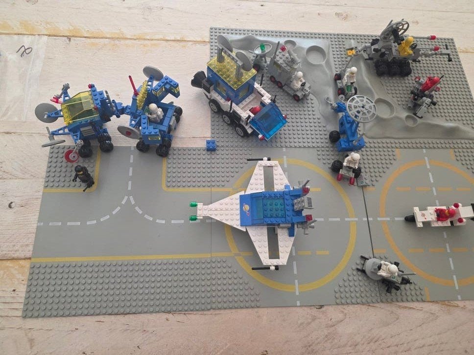 12 Lego space sets, incl 6 space platen. Alles 100% compleet, Kinderen en Baby's, Speelgoed | Duplo en Lego, Gebruikt, Lego, Ophalen of Verzenden