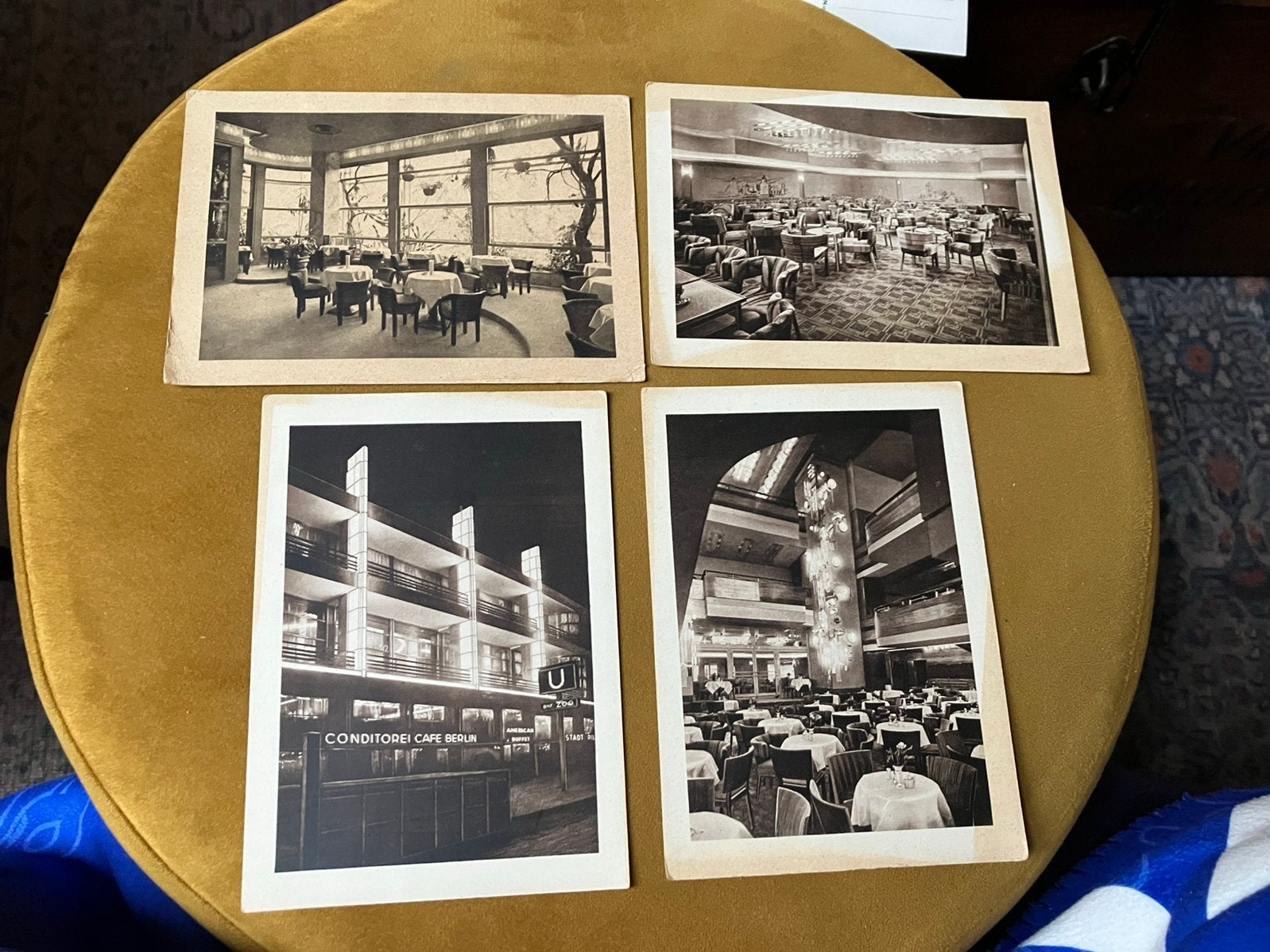 4x ansichtkaart Duitsland, Berlijn, haus gourmenia, Verzamelen, Ansichtkaarten | Buitenland, Ophalen of Verzenden