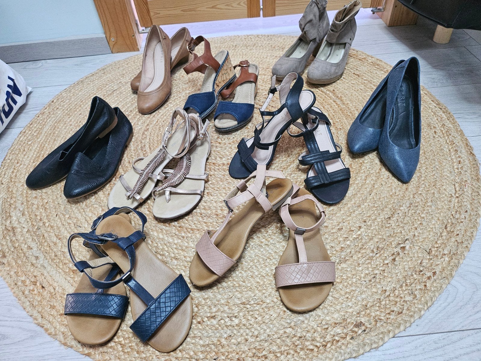 pakket damesschoenen maat 36 – 9 paar – Los of in 1 verkoop, Ophalen of Verzenden, Zo goed als nieuw, Overige kleuren