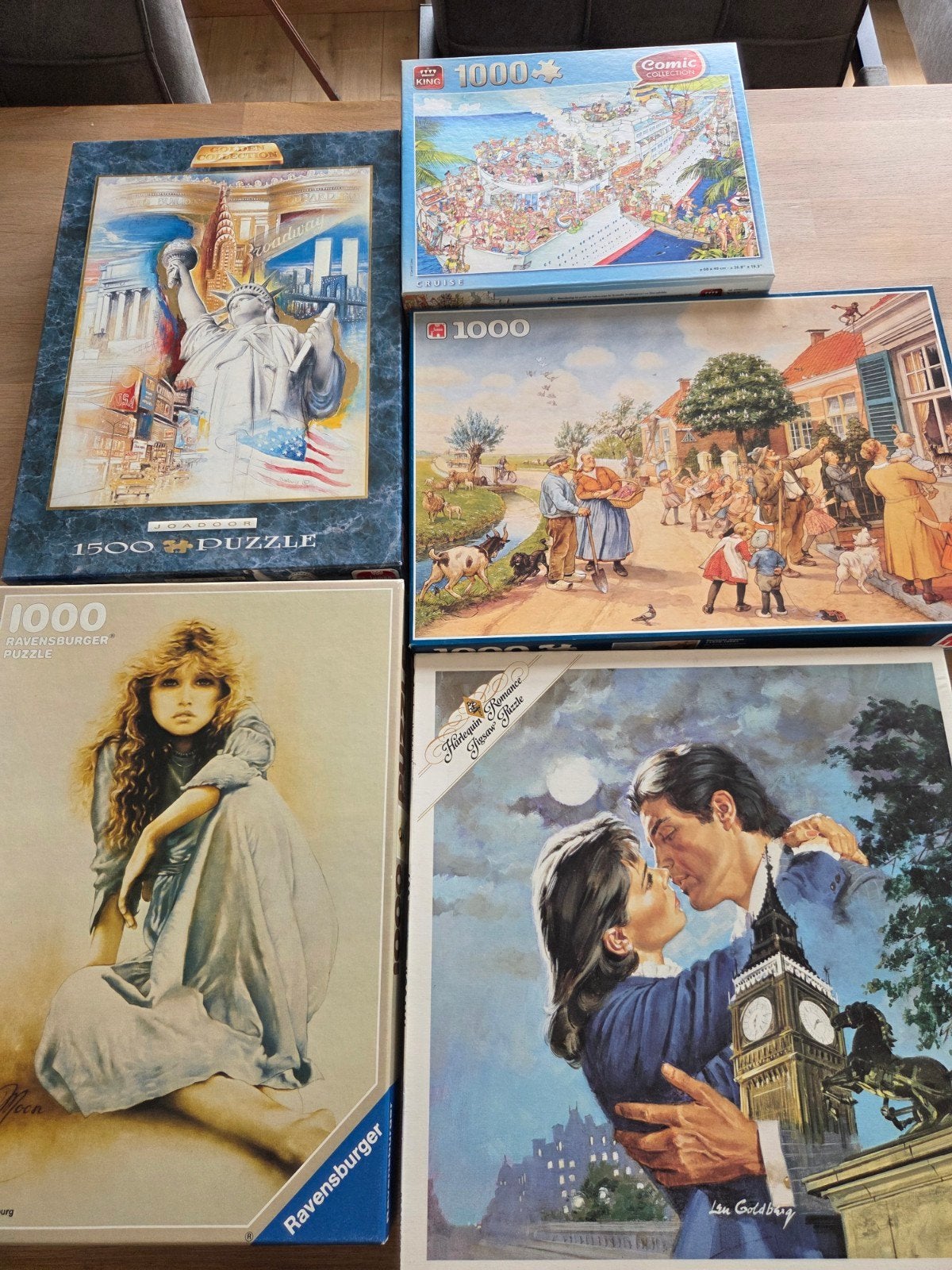 5 puzzels, Ophalen, Overige thema's