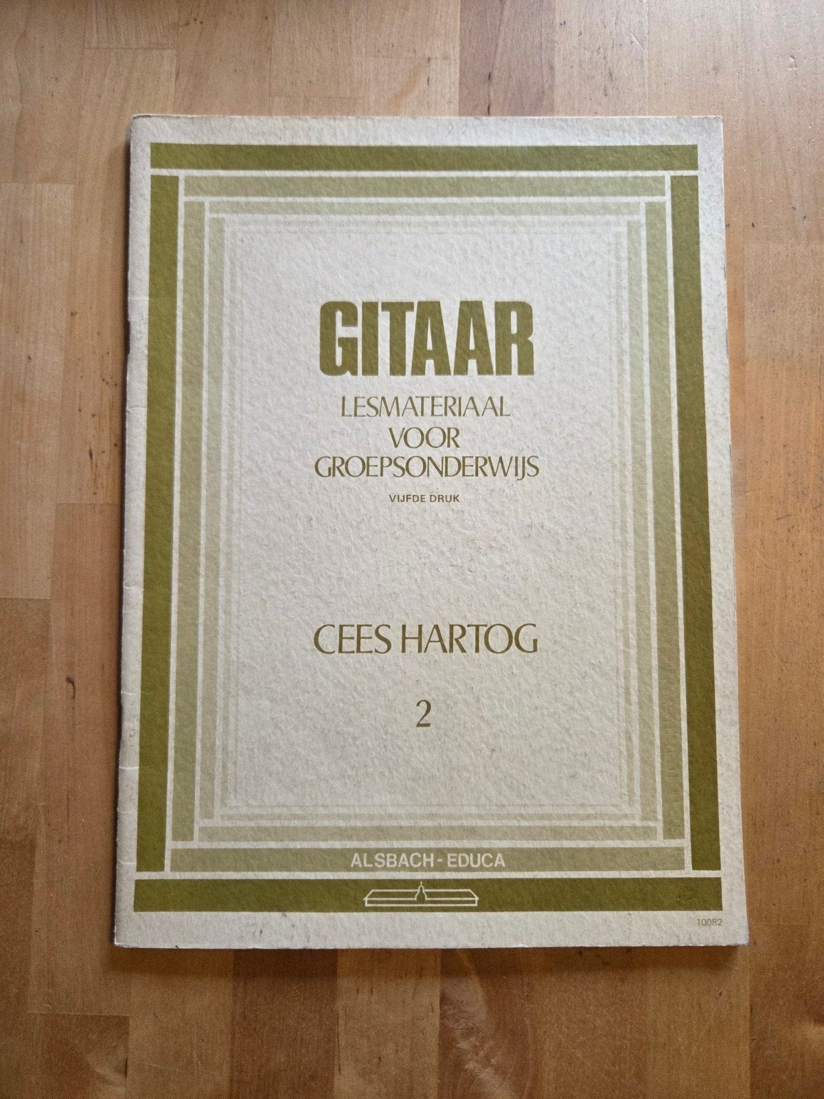 Gitaar Lesmateriaal voor Groepsonderwijs - Cees Hartog 2, Gitaar, Verzenden, Overige genres, Les of Cursus