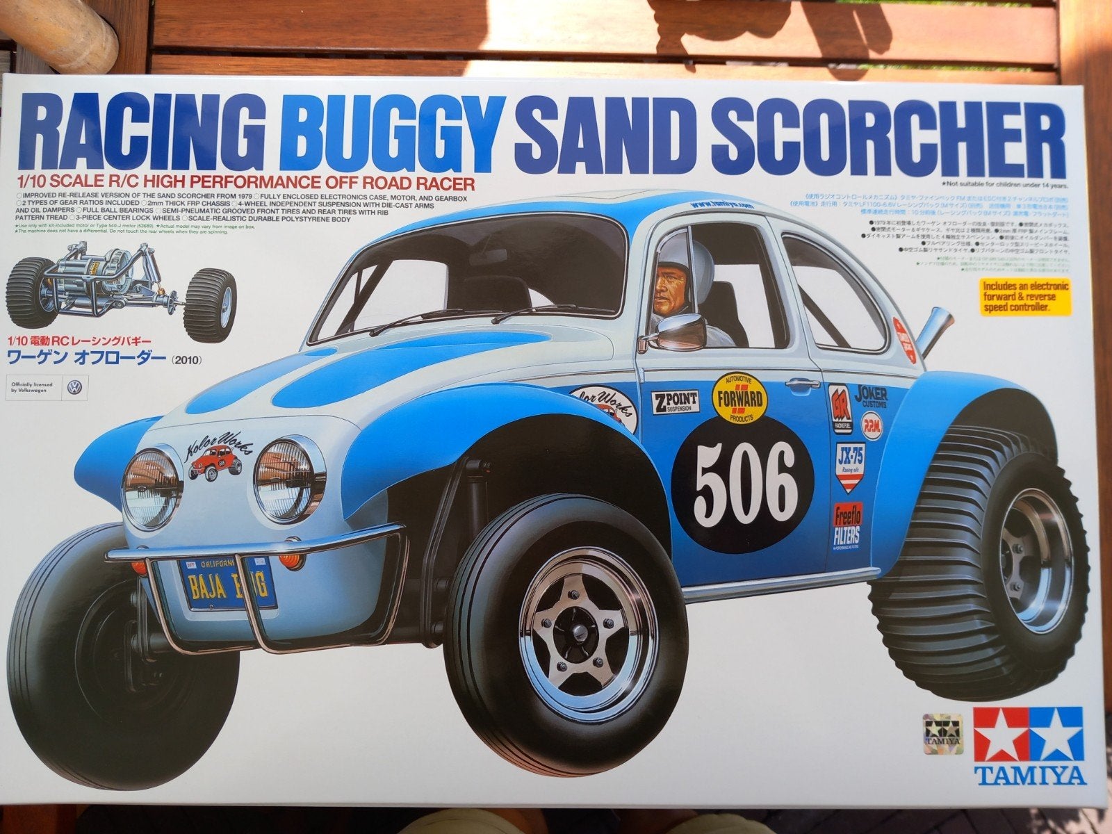 Tamiya Sand Scorcher (2010) splinternieuw!, Hobby en Vrije tijd, Ophalen of Verzenden, Schaal 1:10, Elektro, Auto offroad