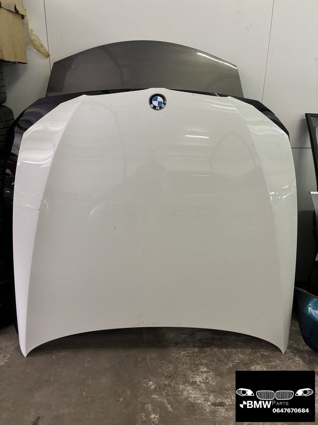 Motorkap Bmw 3-Serie coupe E92 cabrio E93 wit alpinweiss, Gebruikt, -, Voor, -