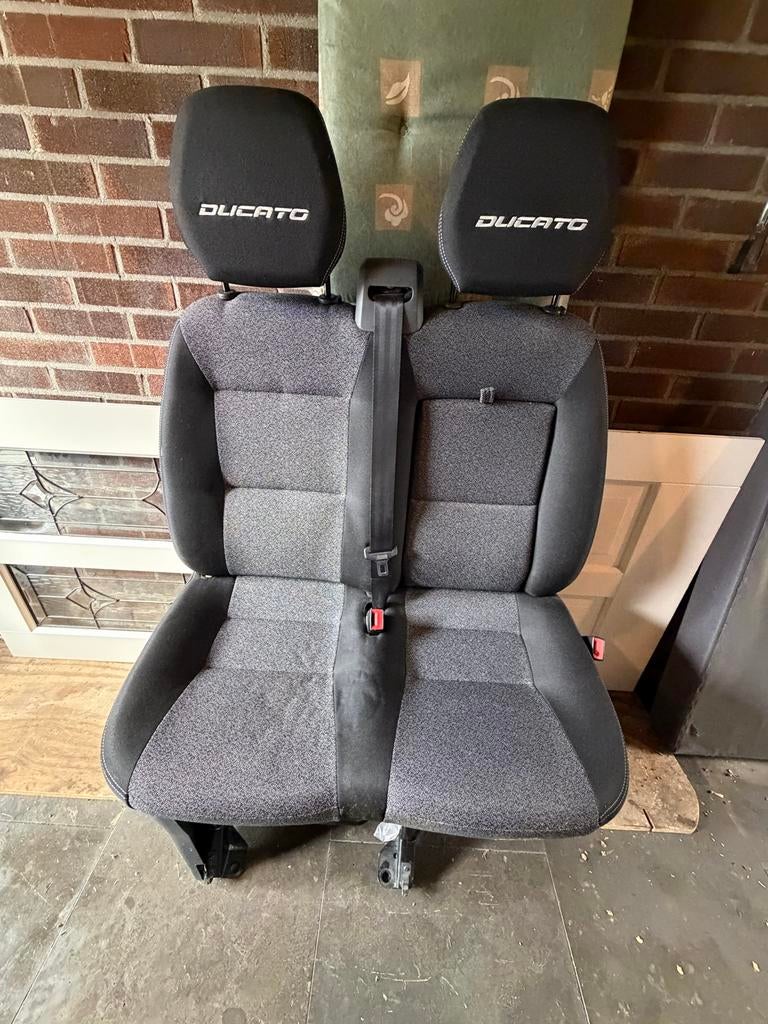 Dubbele stoel Ducato - Zo goed als nieuw!, Auto-onderdelen, Interieur en Bekleding, Ophalen, Gebruikt, Fiat
