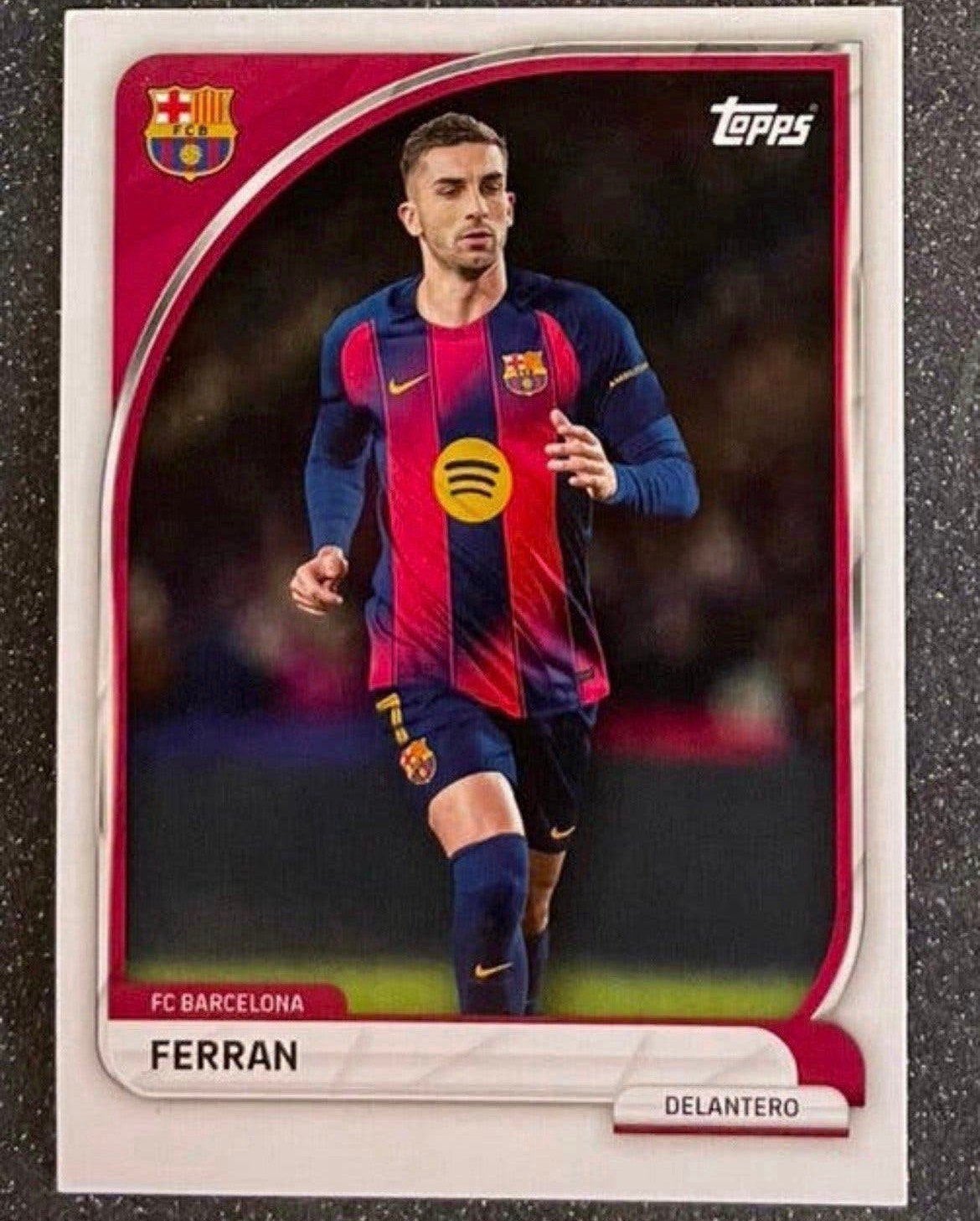 Topps FC BARCELONA 2025    FERRAN TORRES, Verzenden, Zo goed als nieuw, Plaatje