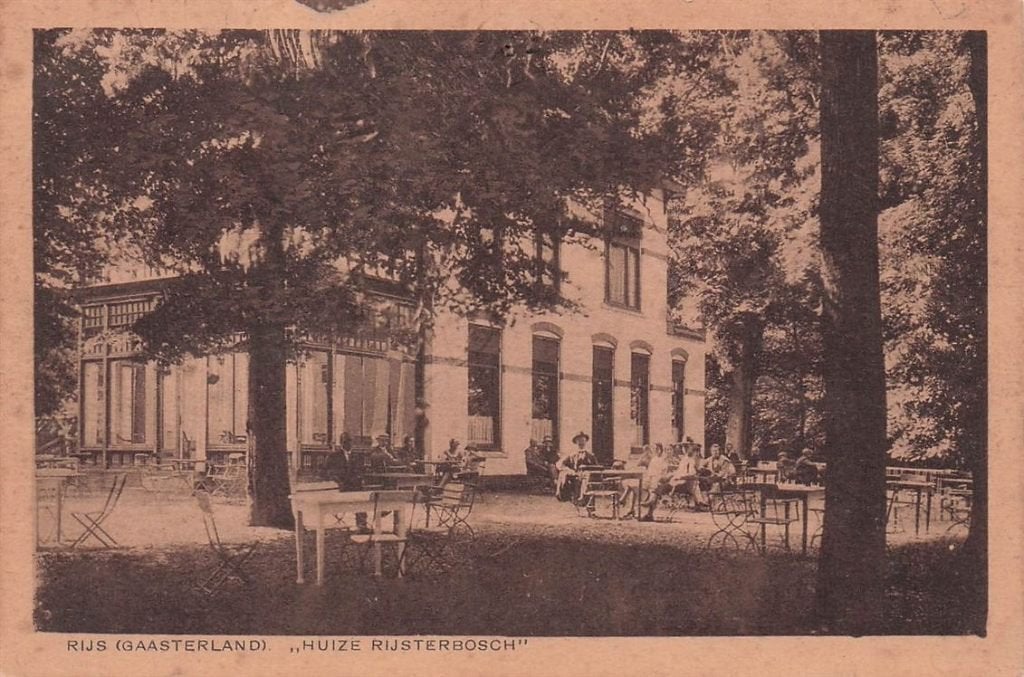 703-381-039 Rijs Gaasterland Huize Rijsterbosch, Verzamelen, Ansichtkaarten | Nederland, Verzenden, Voor 1920, Friesland