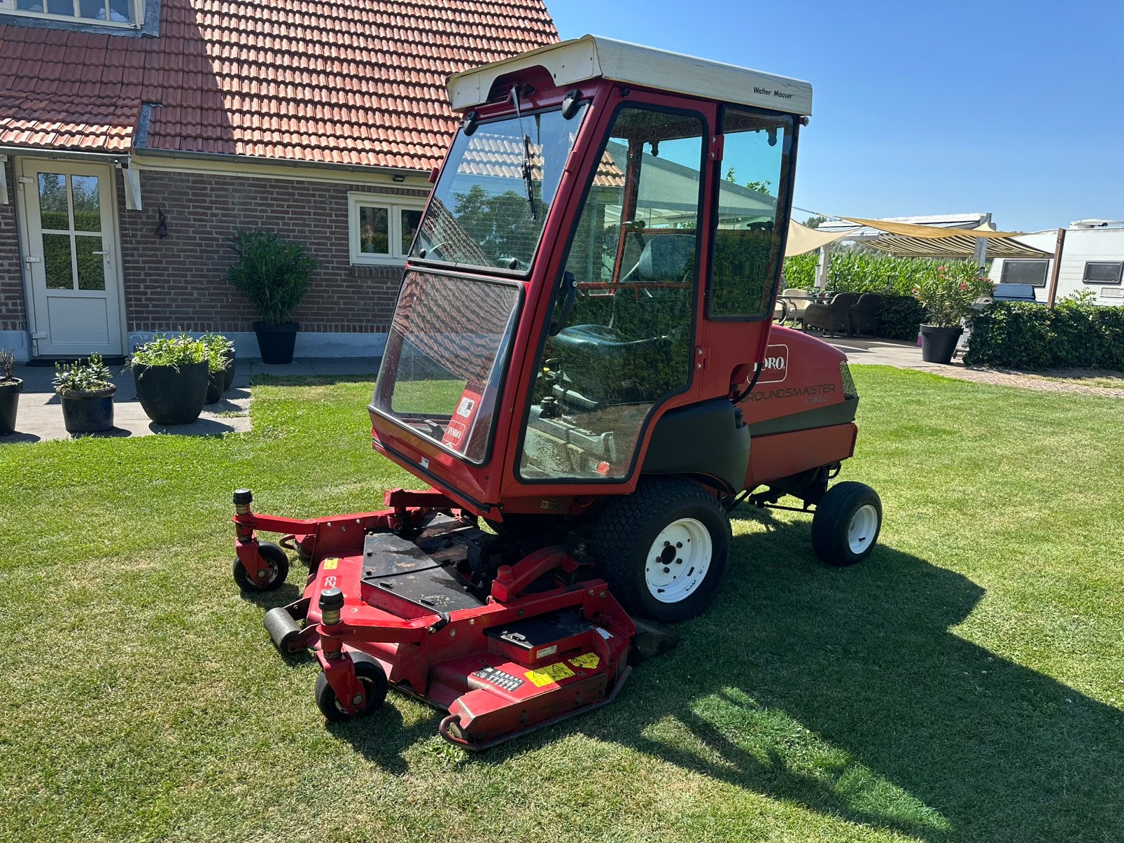 Toro Groundmaster 3280 D Met Kenteken, Tuin en Terras, Zitmaaiers, Gebruikt, 120 cm of meer, Elektrische starter, Ophalen