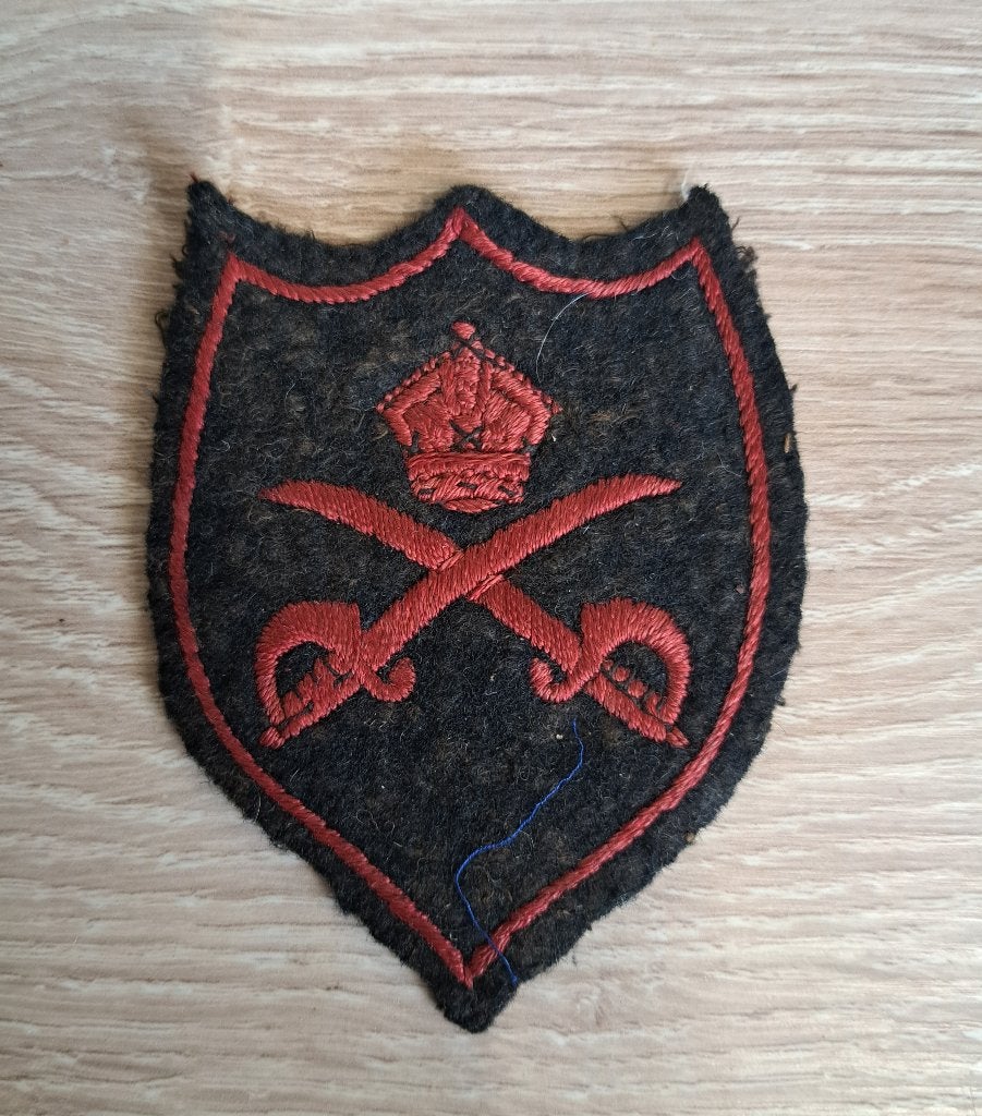 Embleem/ Badge British Army & Commando mouw embleem 1939/45, Verzamelen, Verzenden, Landmacht, Engeland, Embleem of Badge