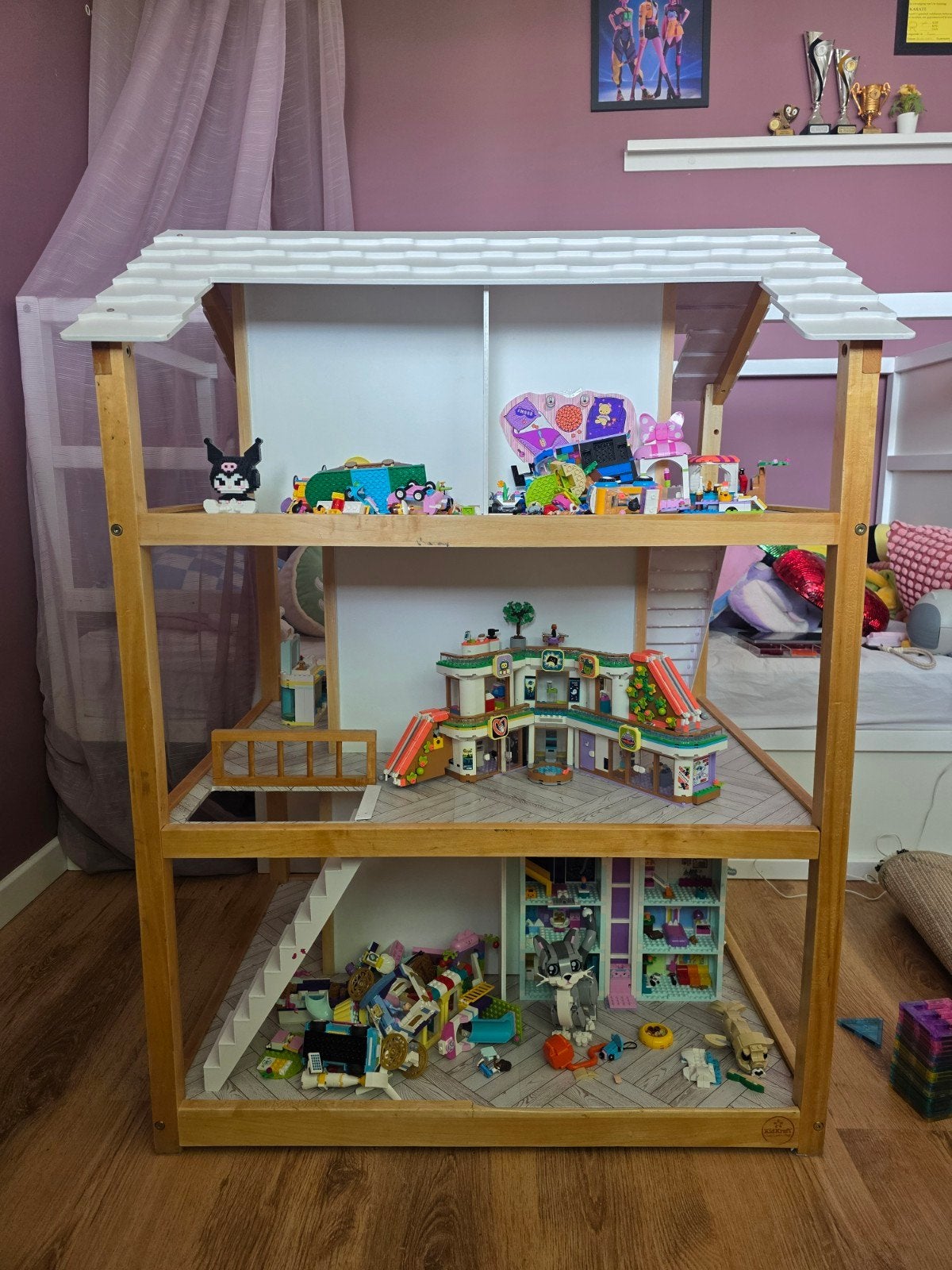 Opgeknapt KidKraft Poppenhuis, Ophalen, Gebruikt, Poppenhuis