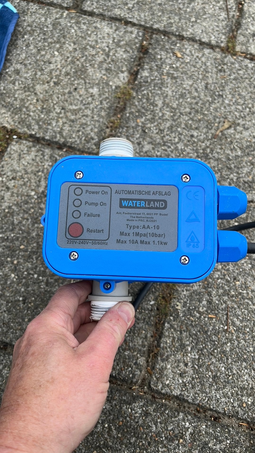 Waterland Automatische Afslag Pompcontroller, Tuin en Terras, Waterpompen, Ophalen of Verzenden, Gebruikt, Elektrisch, Overige typen